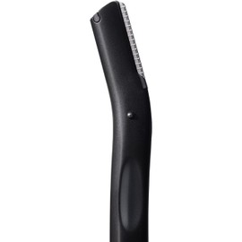 Moldeador de cejas de precisión, reutilizable, fácil de quitar pelos no deseados, acero japonés de alta calidad con protector protector Negro