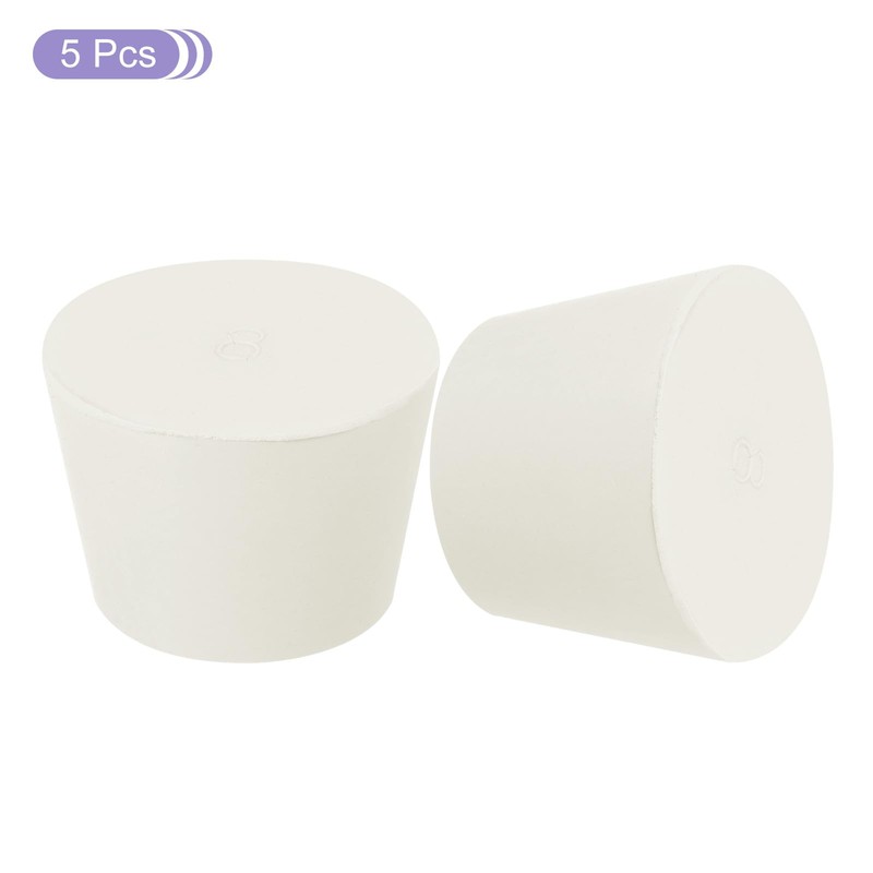 sourcing map Rubber Tapered Plug 33mm to 41mm Solid Test