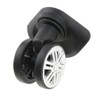 Baoblaze 2 Pieces Black Replacement A19 Dual Roller Wheels Luggage