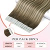 MEI YUAN LIN invisible tape in hair extensions human hair