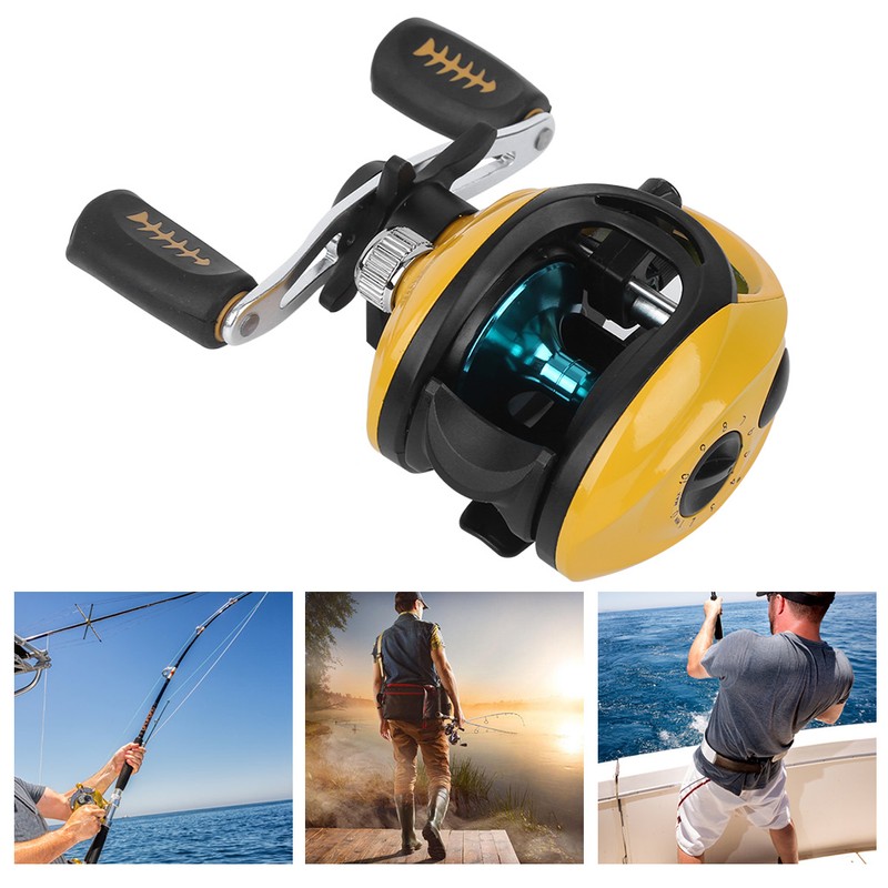 LE3000 Baitcasting Reel Left/Right Hand Metal Wheel Fishing Accessory Magnetic