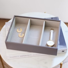 Stackers Mink Classic Medium Jewellery Box Watch/Accessories Layer
