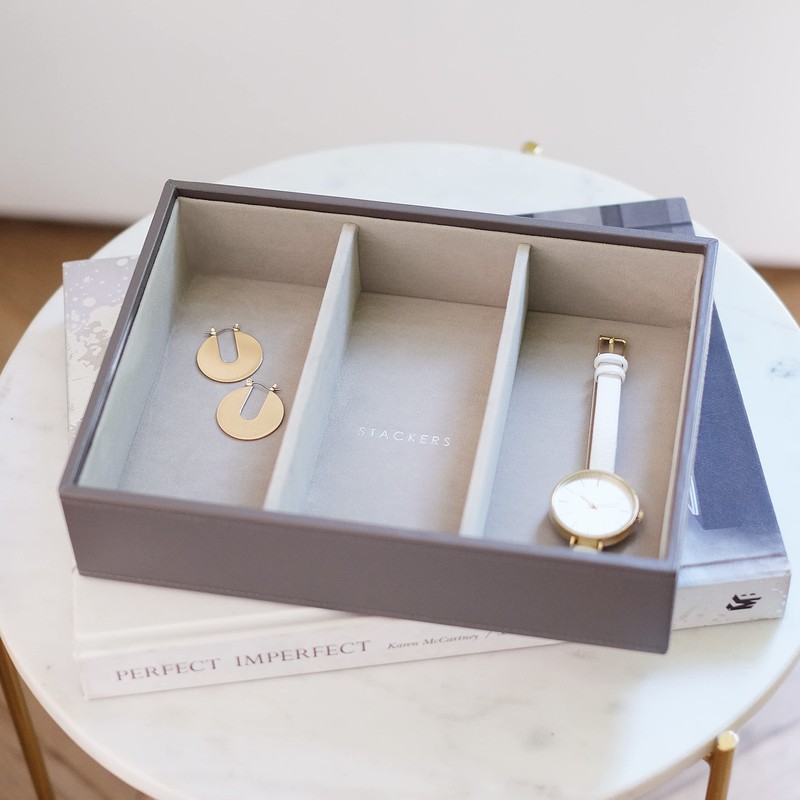 Stackers Mink Classic Medium Jewellery Box Watch/Accessories Layer
