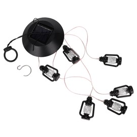 Solar LED Colorful Beautiful Wind Chime Light Lamp Christmas Garden Home Decoration