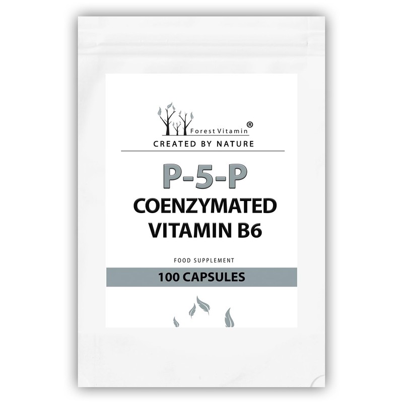 P5P - Forest Vitamin - P5P Coenzymated Vitamin B6-100 Capsules