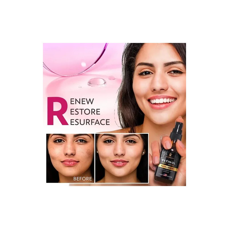 Instaskincare Suero De Retinol De Doble Tamaño Con Ácido Hia
