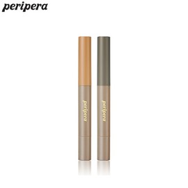 PERIPERA V Shading Blending Stick 0.6g*2ea, Color 1#$%Color 2:01 Natural Brown-03 Grayish Cool