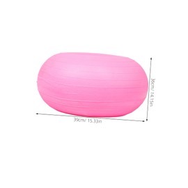 BESPORTBLE Portable Inflatable Stability Ball for Balance Training Thickened Yoga Ball for Daily Exercise Nonslip Comfort Firmness for Fitness and Pregnancy