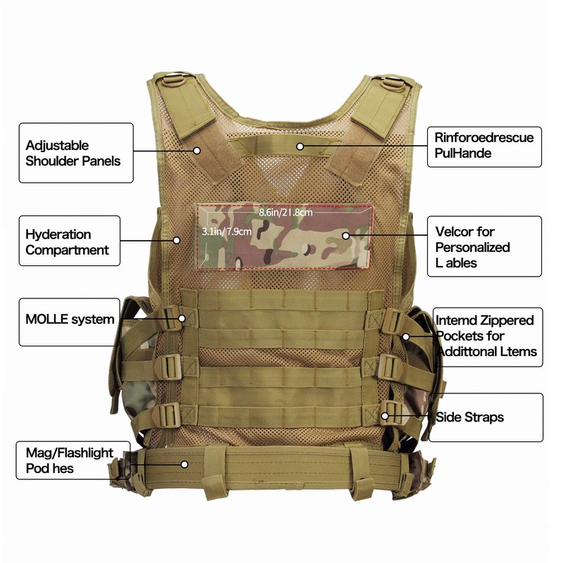 GZ XINXING Airsoft Vest (CP)