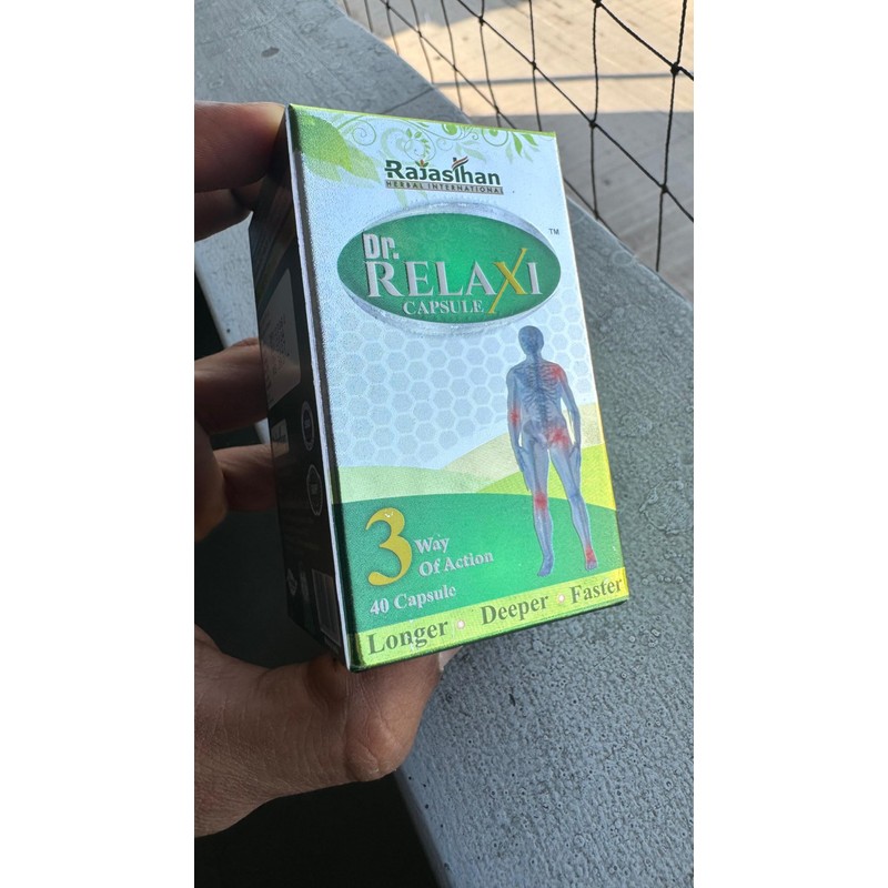 Rajasthan Herbals Dr. Relaxi (40 Capsules) | 100% Safe &