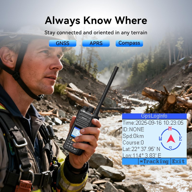Retevis Ailunce HA2 APRS Dual Band Ham Radio with APP