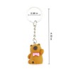 Gallkeat Capybara Key Fob, Animal Keychain, Car Keychain, Backpack Accessories