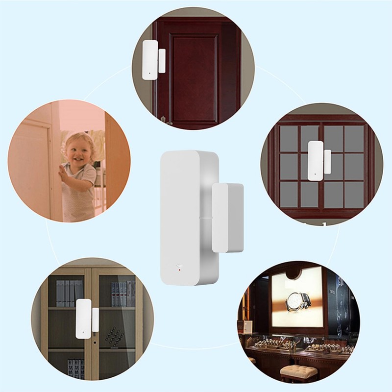 WiFi Door Sensor Window Detector: Smart Window Contact Sensor, Wireless