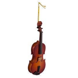 Kurt Adler 5.5" Wood Violin Ornament