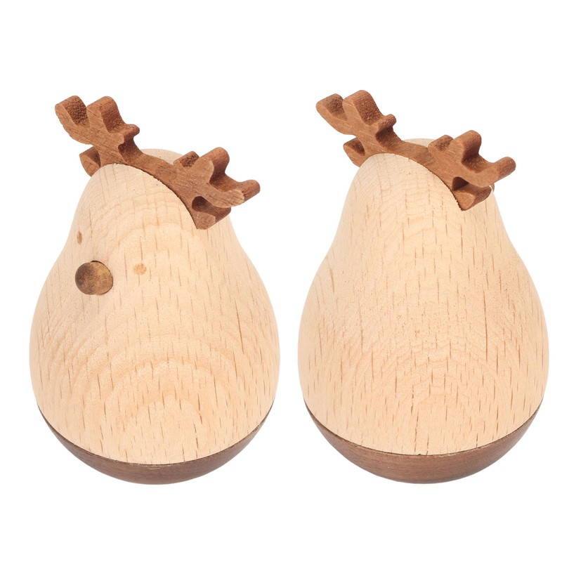 Deer Wobbler Cute Exquisite Sturdy Durable Wood Decorative Eye Catching