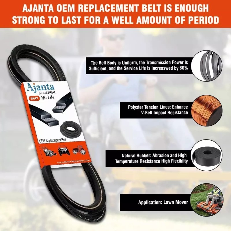 HUSTLER 60" Raptor SD BIG DOG ALPHA MP Deck Belt