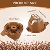 KEEPOW Reusable Single Serve Coffee Filter Coffee Brew Basket for