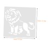 KONTONTY 12 Sheets Cartoon Animal Stencils for DIY Projects Reusable