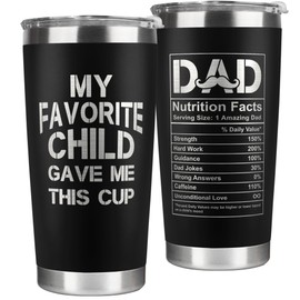 Gifts for Dad from Daughter, Son, Kids - Dad Gifts - Birthday Gifts for Dad, Fathers Day Gift for Dad, Father's Day Gift from Daughter Son, Christmas Gifts for Dad - New Dad Gifts - 20 Oz Tumbler