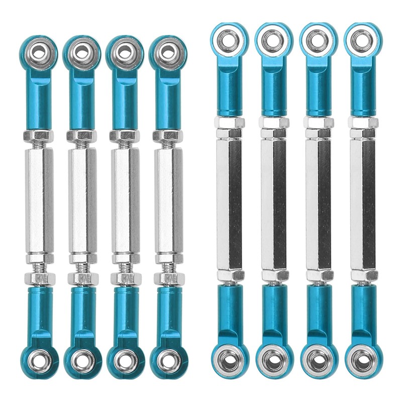 Alomejor Steering Pull Rod RC Steering Servo Pull Rod Metal