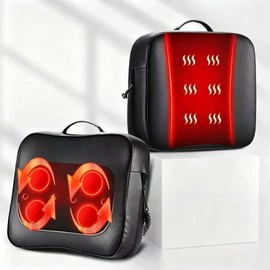 Back Massager for Pain Relief Deep Tissue with Heat - Shiatsu Kneading Back Massage for Chair, Neck Massagers Pad for Lower Back Leg Shoulder, Lumbar Support Pillow for Office Car, for Men Women