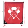 Mato & Hash Boys Drawstring Backpack Baseball Bags 1-10 Pack