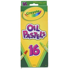 Binney & Smith 524616 Oil Pastels Jumbo-Sized Stick with Tapered Point 16 Pack