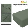 Easy-Going Stretch Ottoman Cover Folding Storage Stool Furniture Protector Soft