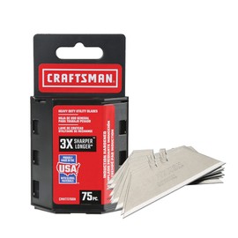 CRAFTSMAN Utility Knife Blades, 75 Pack (CMHT11700N)