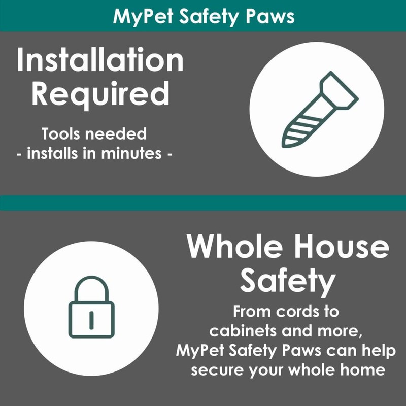 MYPET North States Safety No-No Cabinet Latches | Installs discreetly
