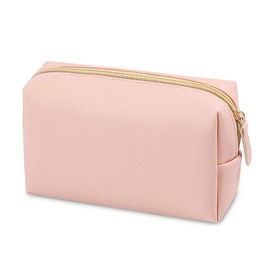 BRMM MIA Makeup Pouch, Fashionable, Cosmetics Pouch, Functional, Large Capacity, Waterproof, Small Items, Lightweight, Waterproof, Business Trips, Travel Cosmetic Bag, Pouch for Women, PINK