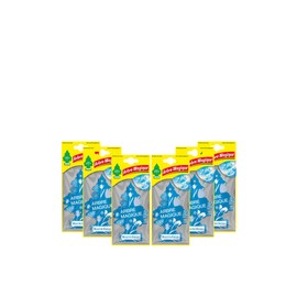 Arbre Magique Mono, Auto-Lufterfrischer, weißer Moschus, intensiver und strukturierter Duft, hält bis zu 7 Wochen, hergestellt in Italien, Packung mit 6 Stück