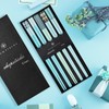 Chopsticks Reusable Dishwasher Safe, GLAMFIELDS 5 Pairs 9.5 Inches Premium