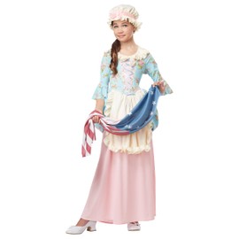 California Costumes Colonial Lady/Betsy Ross/Martha Washington/Ch Costume, Large