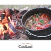 Cuisiland 3.2QT Cast Iron Potjie Cauldron Pot with Lid &