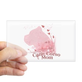 CafePress Cane Corso Mom Rectangle Bumper Sticker Car Decal