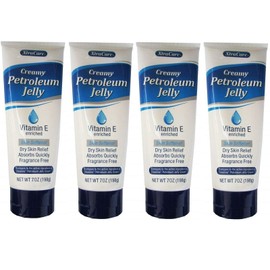 4 Xtra Care Creamy Petroleum Jelly Skin Moisturizer Vitamin E Enriched 7 oz each