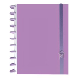 Cuaderno De Discos Profesional Morada 2 Separadores Morada