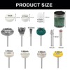 118PCS Polishing Buffing Wheel Polishing Kit for Dremel, Felt Wool