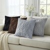 decorUhome Set of 2 Faux Fur Cushion Covers 40x40 cm,