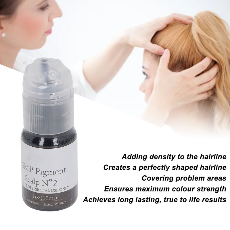 SMP Tattoo Scalp Pigment Realistic Professional Herbal Extract Tattooing Microblading