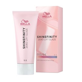 Wella Professionals Shinefinity Glaze - 00/66 Violet Booster - Demi-Permanent, pH Neutral & No Ammonia - for Diluting & Pastelising Other Shades - Vegan - 60 ml