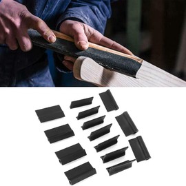 14Pcs Contour Sanding Grip Set Sanding Block Rubber Sandpaper Mat Flexible Contour Polishing Pad Sandpaper Holder Woodworking Tools Rubber Polishing Pad Flexible Contours Concave S