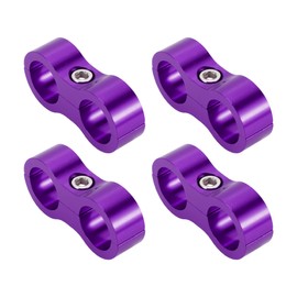 Hihaha Hose Disconnect Clamp Fitting Adapter/Pipe Hose Disconnect Clamp Tool AN8 16 mm Pack of 4 Purple