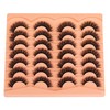 JIMIRE False Eyelashes 14 Pairs Full Faux Mink Lashes Fluffy