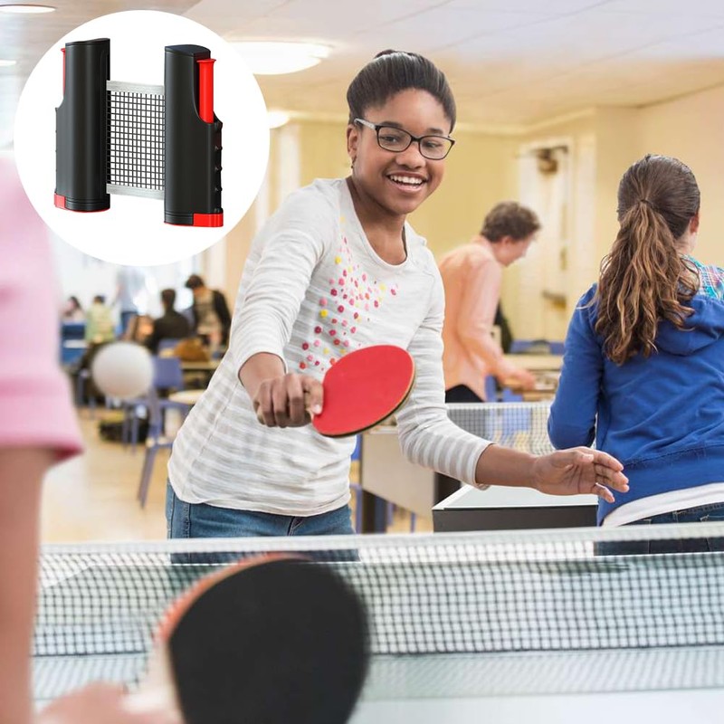 Helweet Table Tennis Nets, Ping Pong Replacement Net, Portable Table