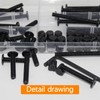 30 Set Crib Screws Replacement Set,Bed Frame Bolts and Nuts