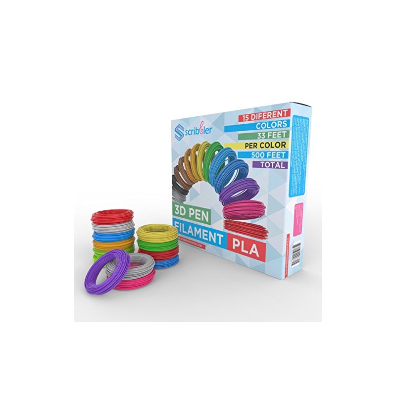 PLA Filament Refills for 3D Pen PLA 500 Linear Feet