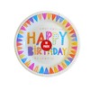 Lizzy 10x Happy Birthday Paper Plates Kids Party Disposable Tableware