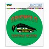 Christmas Vacation Griswold Vacation Automotive Car Window Locker Circle Bumper Sticker